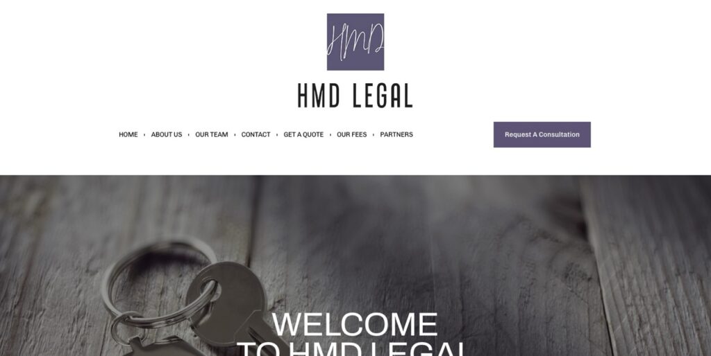 Web design North Yorkshire case study – HMD Legal